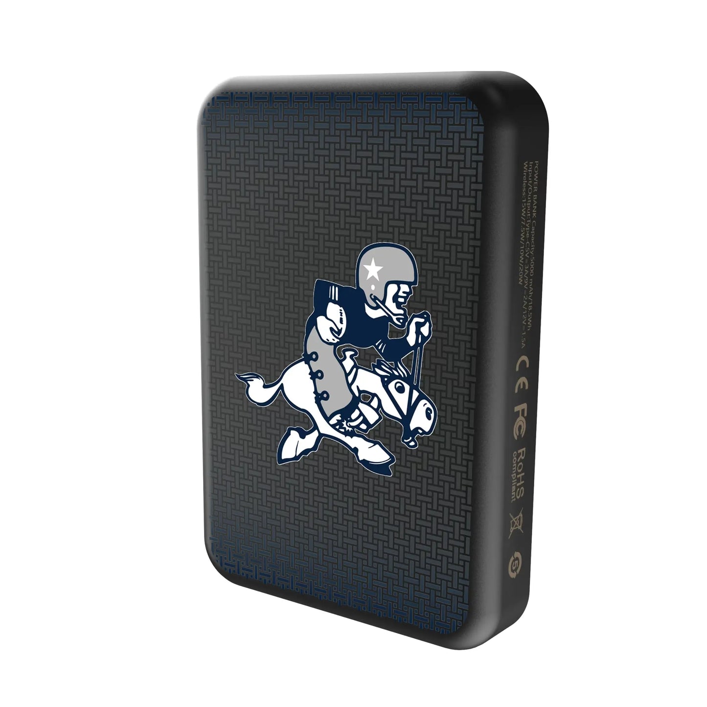 Dallas Cowboys 1966-1969 Historic Collection Linen Wireless Mag Power Bank