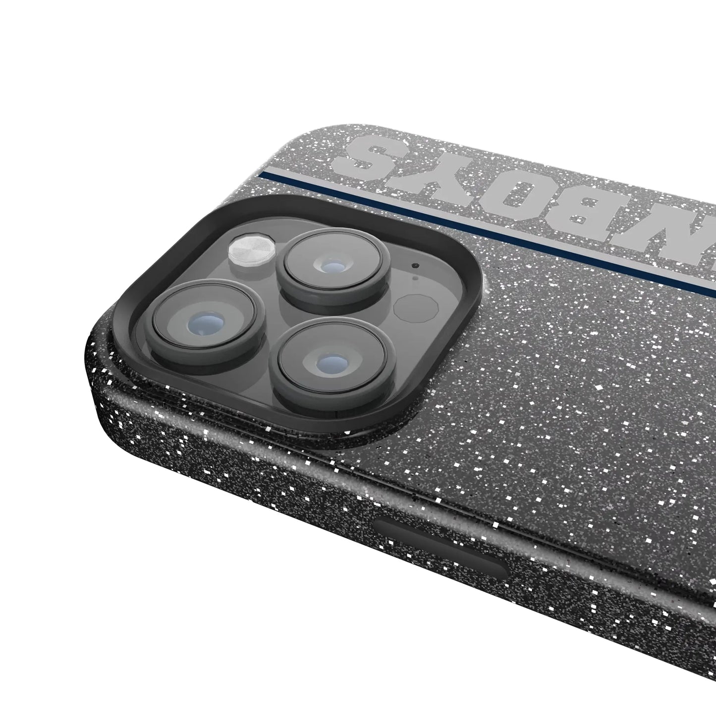 Dallas Cowboys 1966-1969 Historic Collection Sidebar Black Bling Phone Case for Apple iPhone