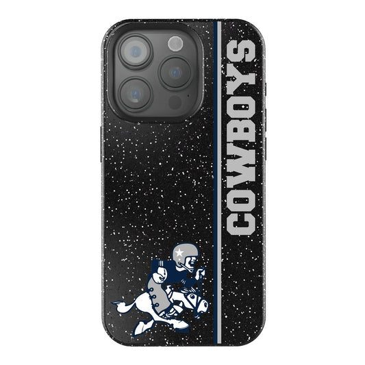 Dallas Cowboys 1966-1969 Historic Collection Sidebar Black Bling Phone Case for Apple iPhone
