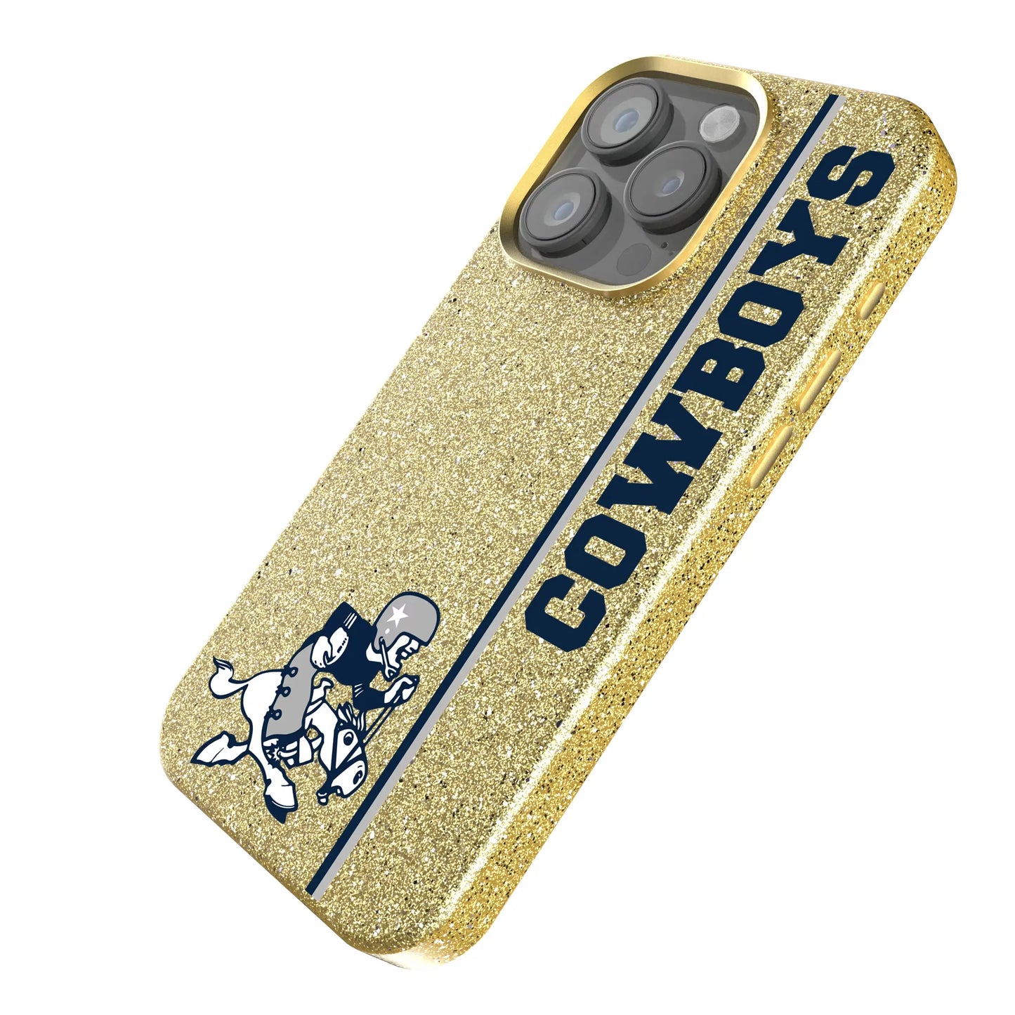 Dallas Cowboys 1966-1969 Historic Collection Sidebar Bling Phone Case for Apple iPhone