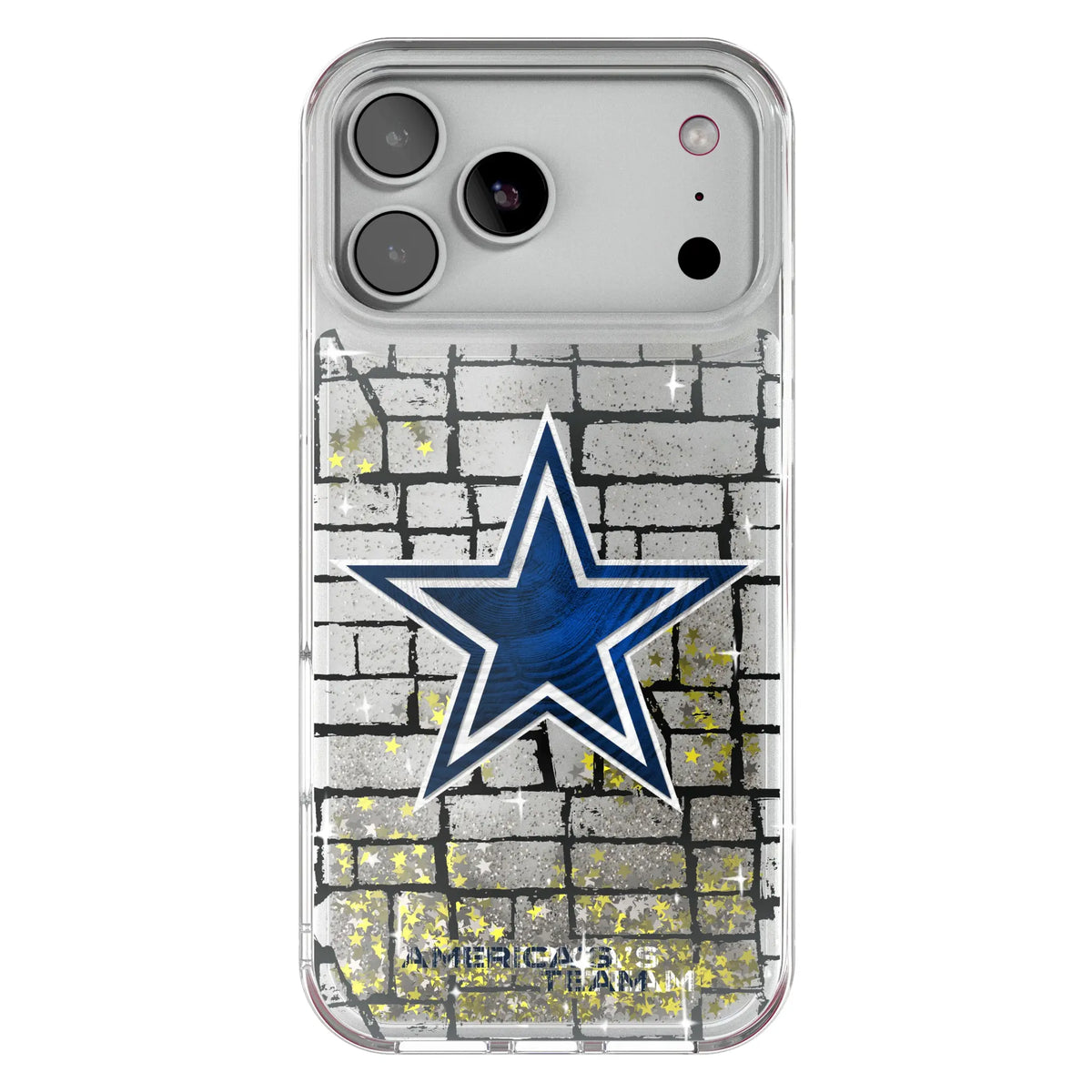 Dallas Cowboys Brick Glitter Phone Case for Apple iPhone
