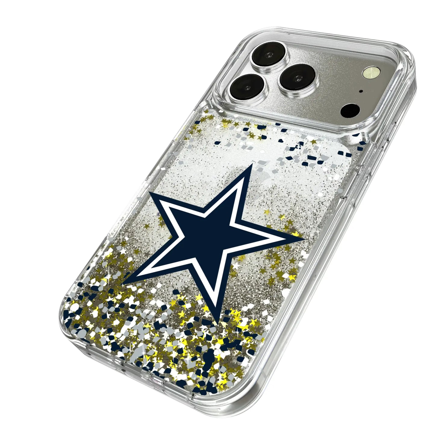 Dallas Cowboys Confetti Glitter Phone Case for Apple iPhone