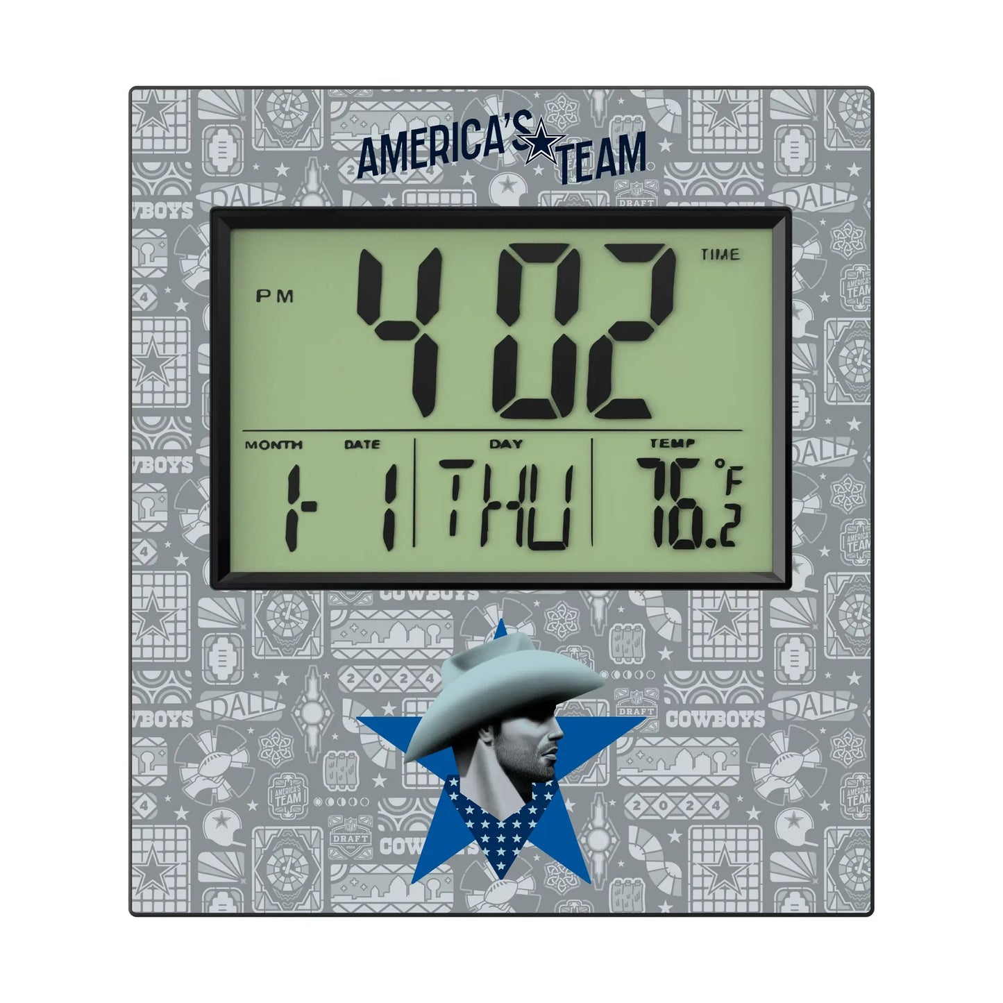 Dallas Cowboys Deco Wall Clock