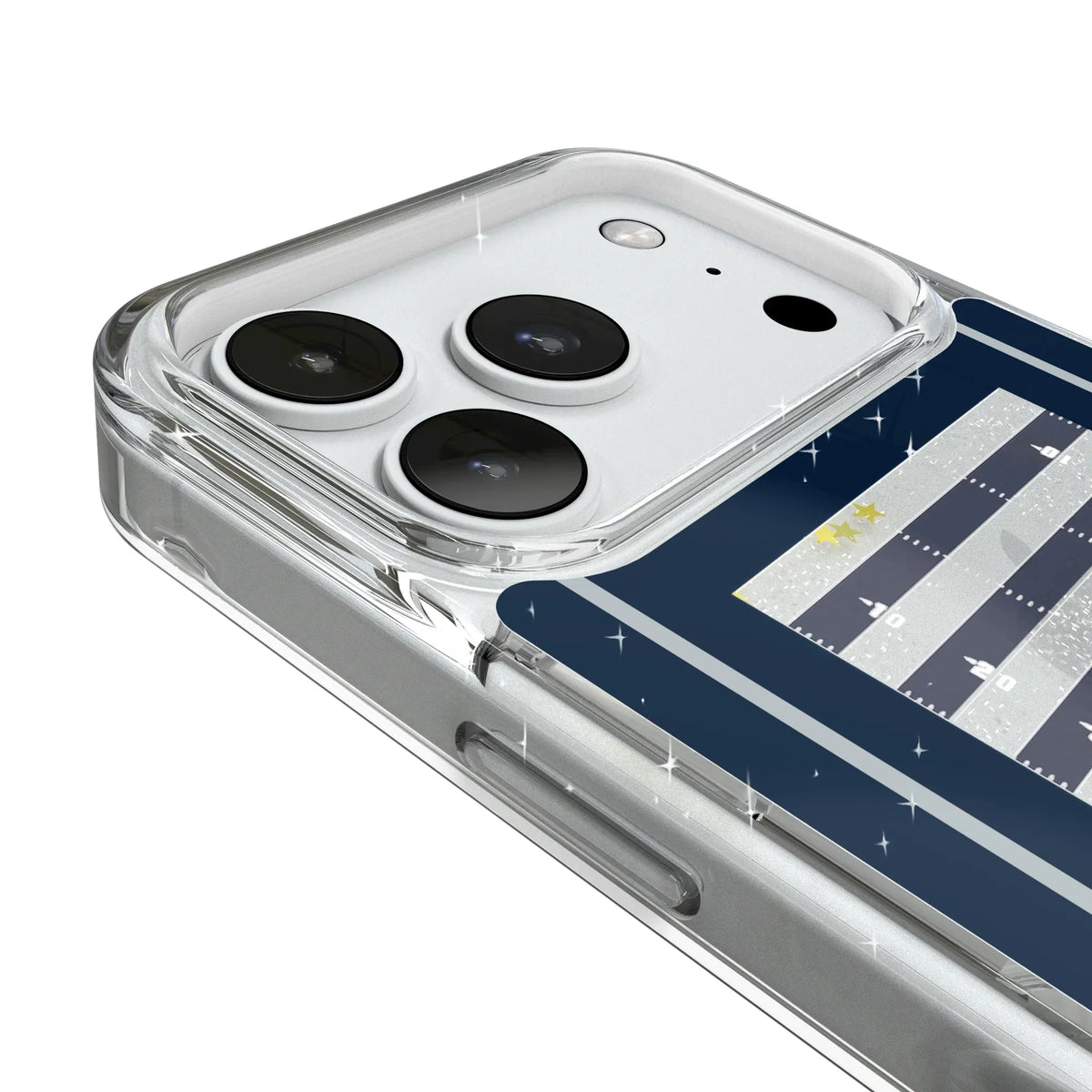 Dallas Cowboys Field Glitter Phone Case for Apple iPhone