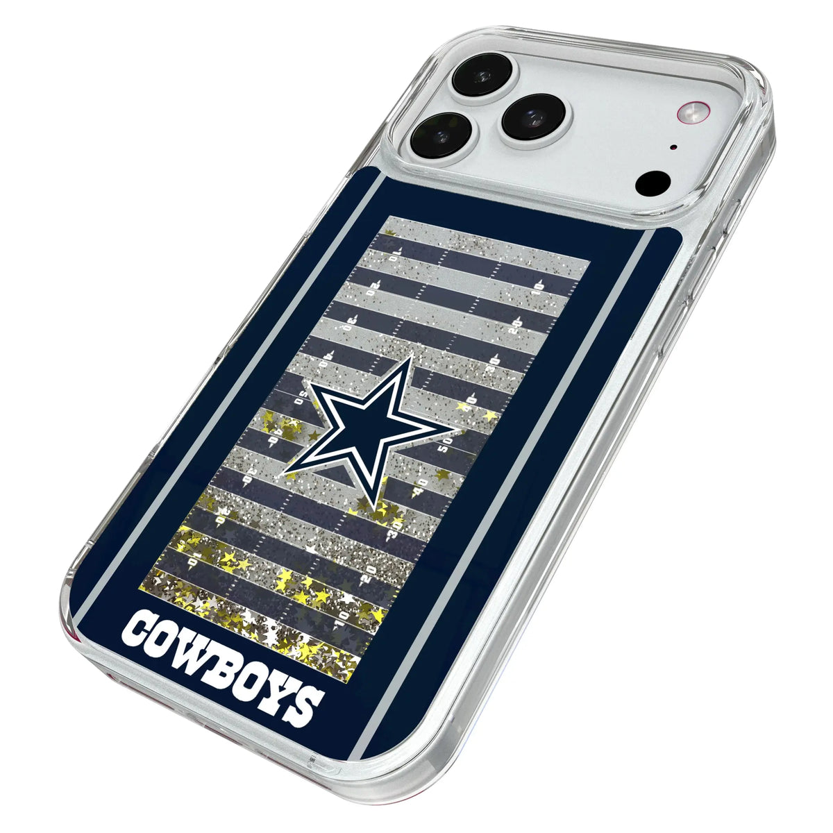 Dallas Cowboys Field Glitter Phone Case for Apple iPhone
