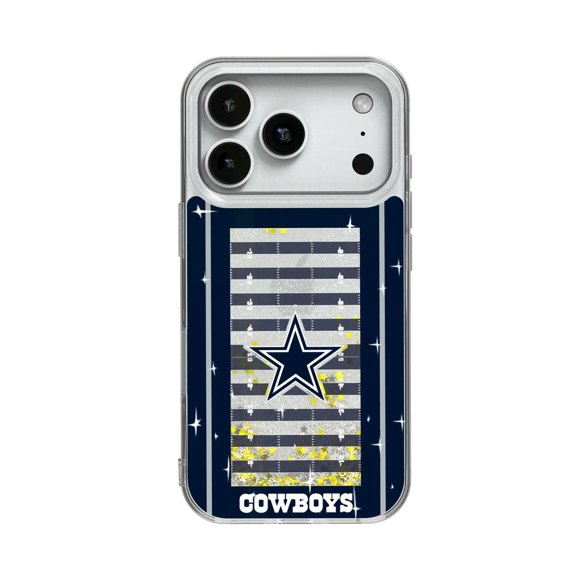Dallas Cowboys Field Glitter Phone Case for Apple iPhone