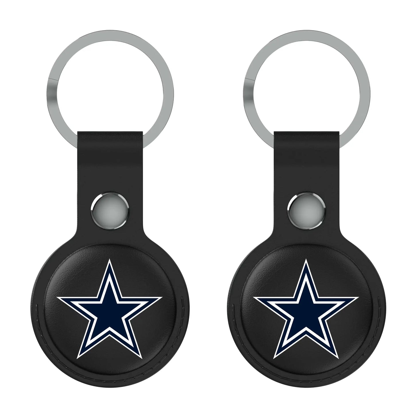 Dallas Cowboys Insignia Black Airtag Holder 2-Pack