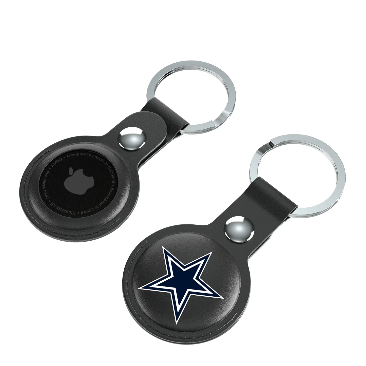 Dallas Cowboys Insignia Black Airtag Holder 2-Pack