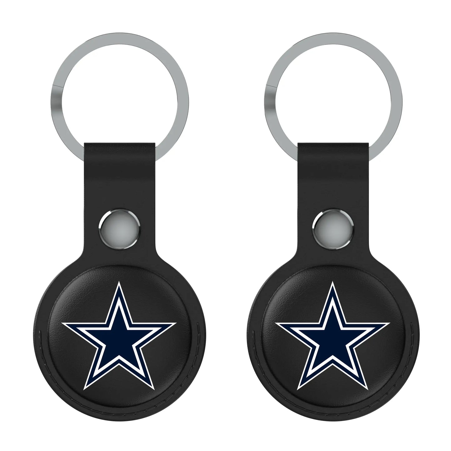 Dallas Cowboys Insignia Black Airtag Holder 2-Pack