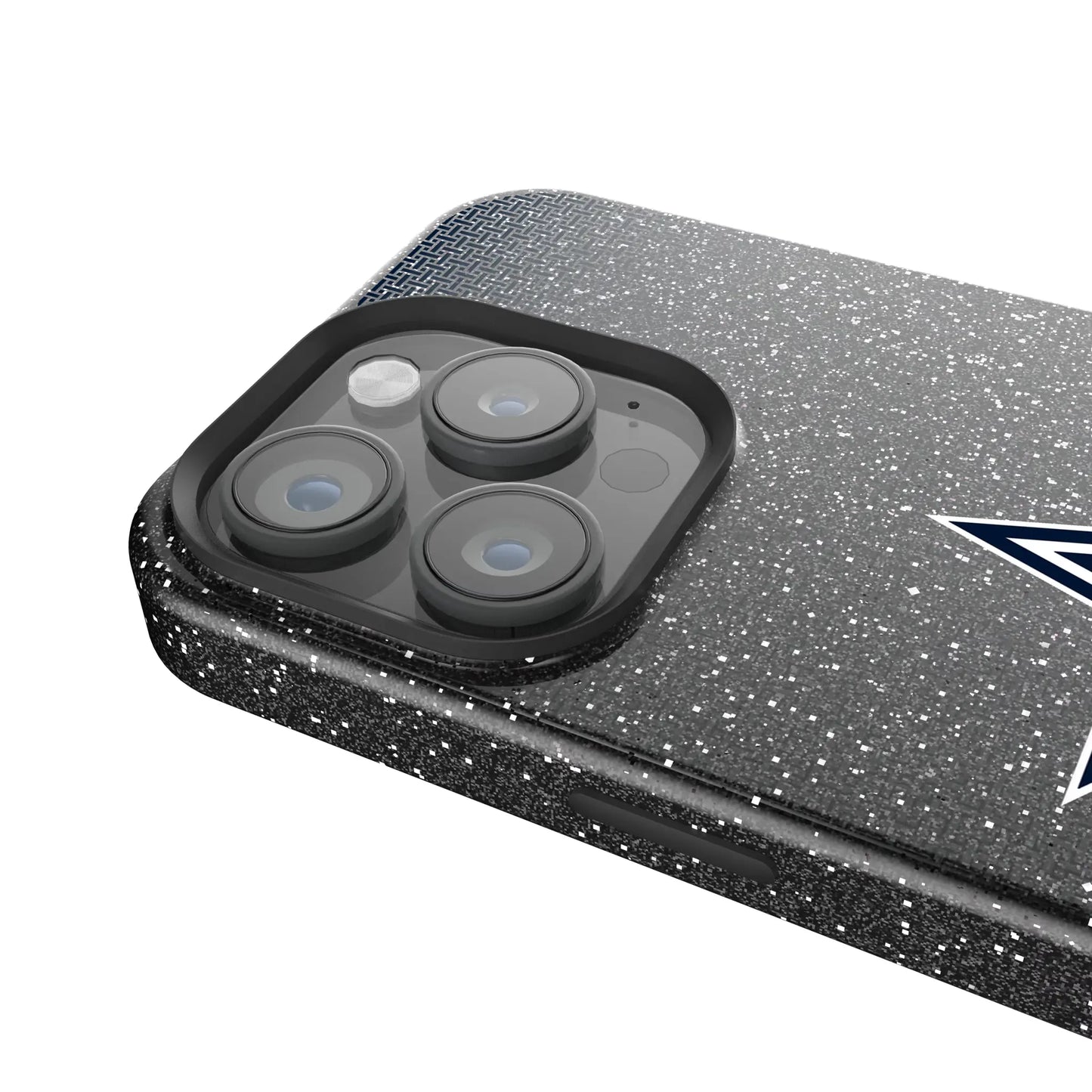 Dallas Cowboys Linen Black Bling Phone Case for Apple iPhone
