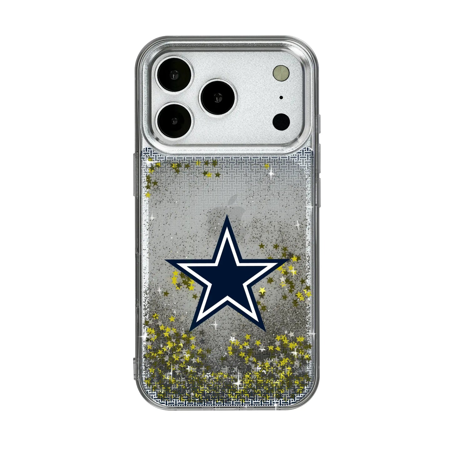 Dallas Cowboys Linen Glitter Phone Case for Apple iPhone