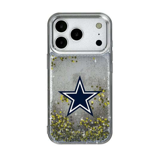 Dallas Cowboys Linen Glitter Phone Case for Apple iPhone