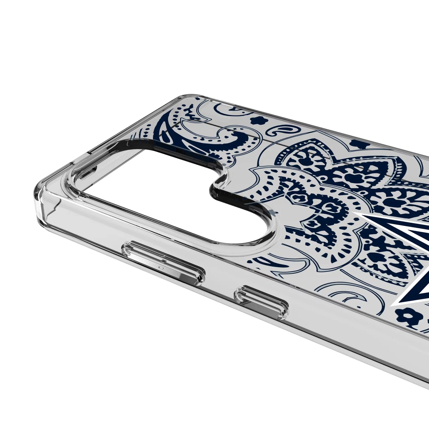 Dallas Cowboys Paisley Clear Phone Case for Samsung Galaxy