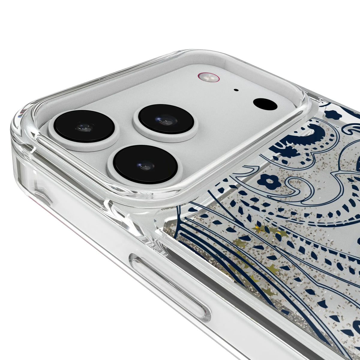 Dallas Cowboys Paisley Glitter Phone Case for Apple iPhone