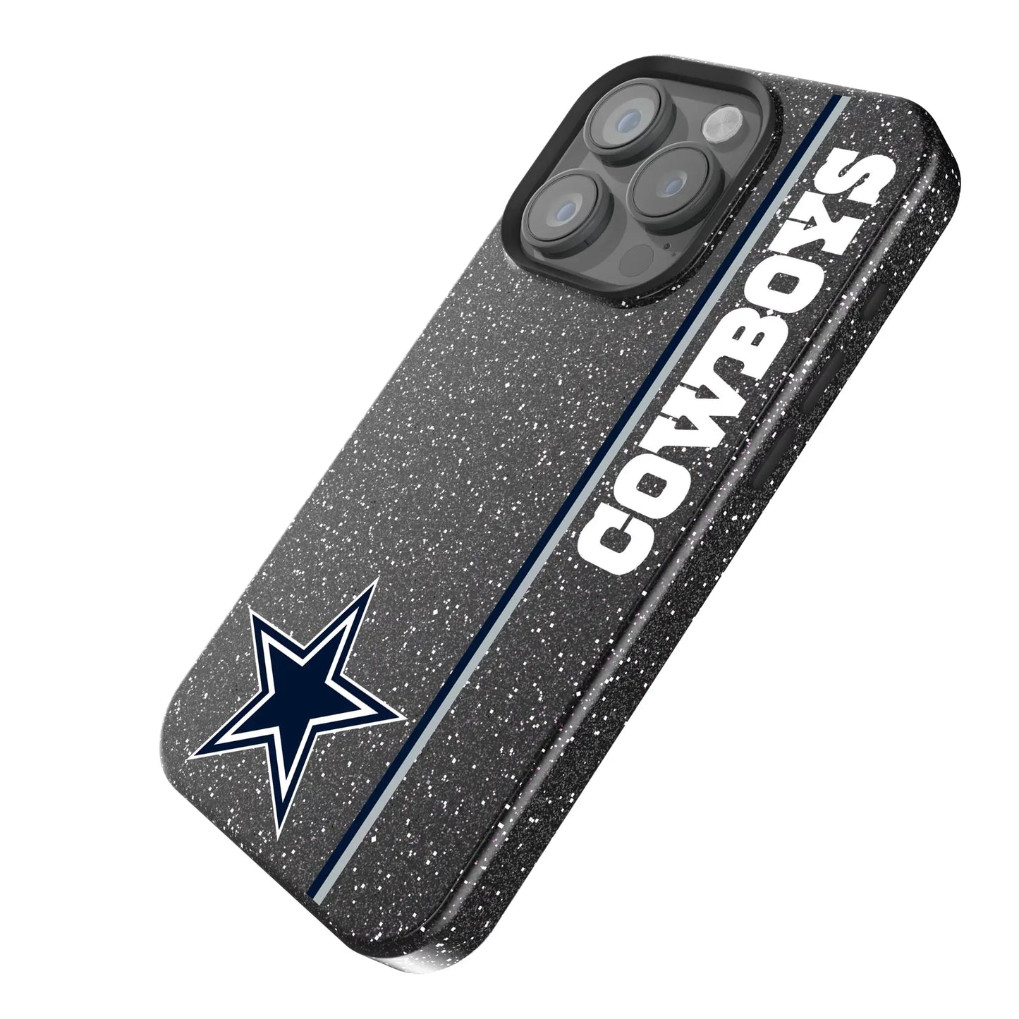 Dallas Cowboys Sidebar Black Bling Phone Case for Apple iPhone