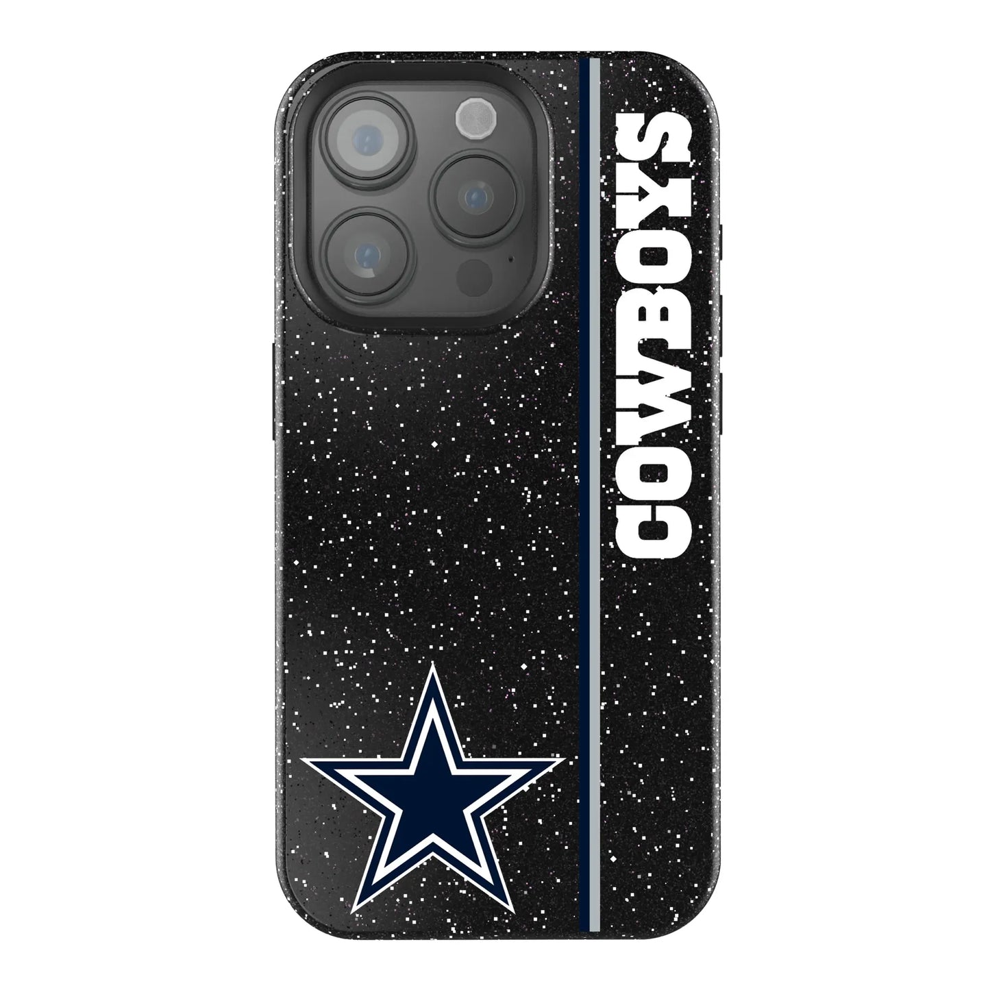 Dallas Cowboys Sidebar Black Bling Phone Case for Apple iPhone