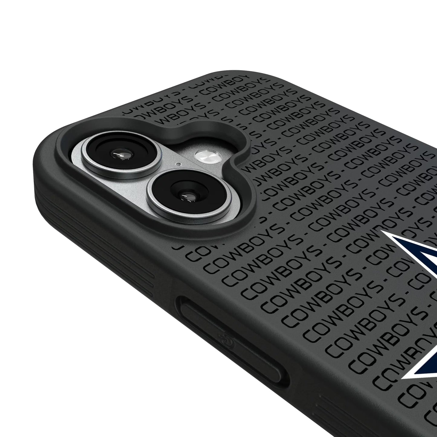 Dallas Cowboys Text Backdrop Bump Phone Case for Apple iPhone
