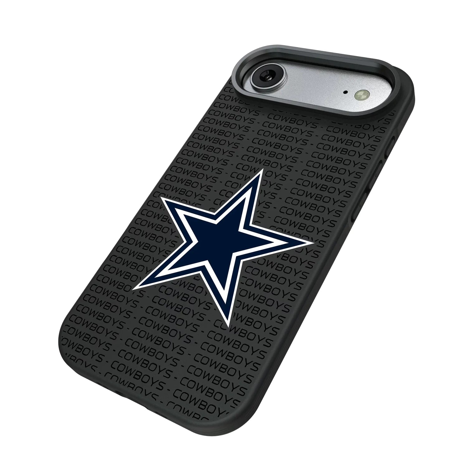 Dallas Cowboys Text Backdrop Bump Phone Case for Apple iPhone