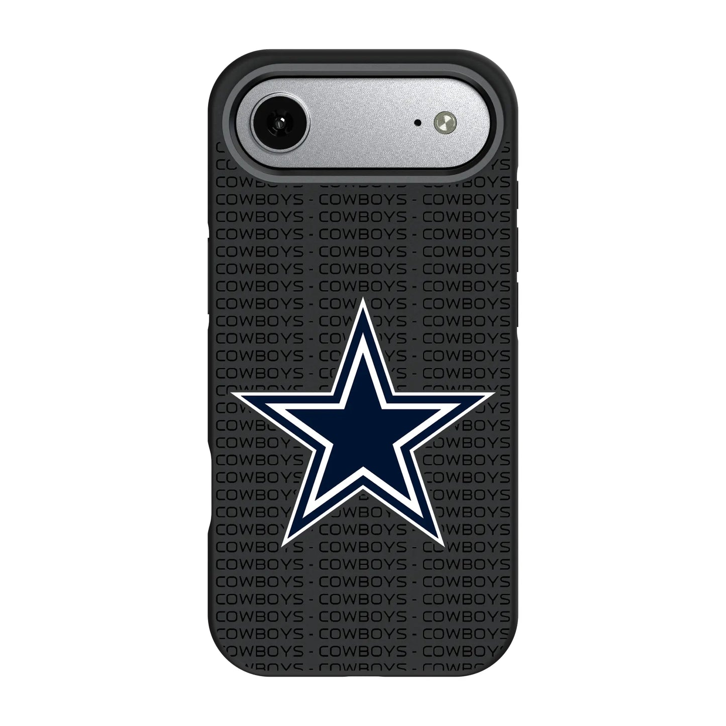 Dallas Cowboys Text Backdrop Bump Phone Case for Apple iPhone