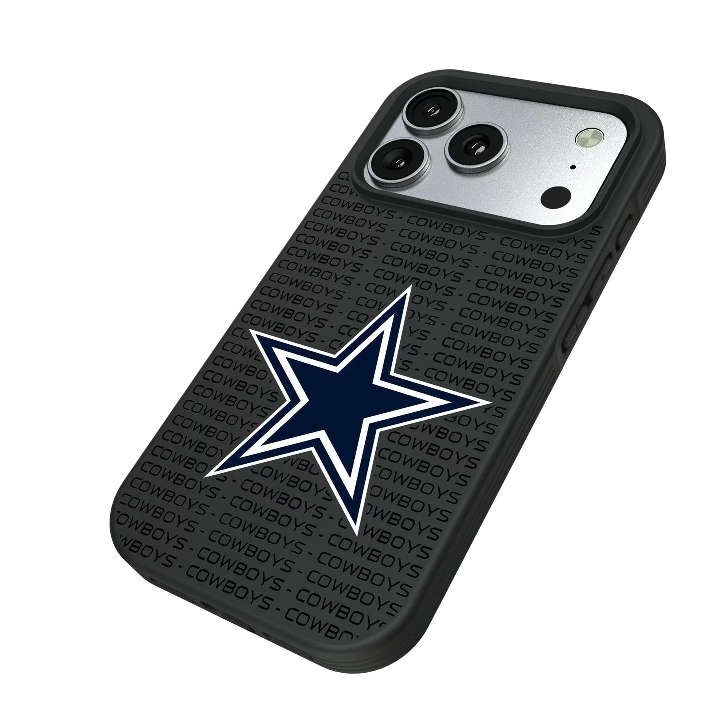 Dallas Cowboys Text Backdrop Bump Phone Case for Apple iPhone