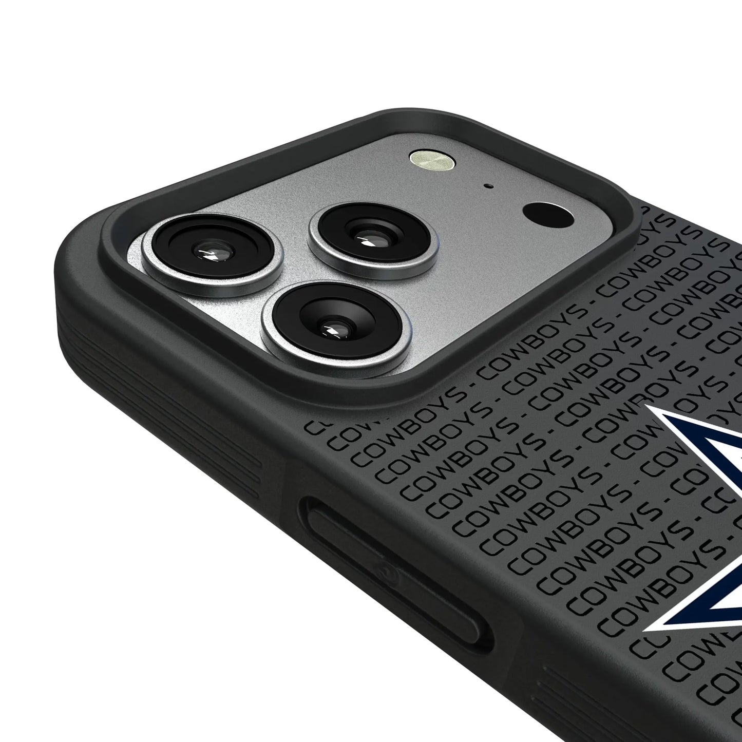 Dallas Cowboys Text Backdrop Bump Phone Case for Apple iPhone