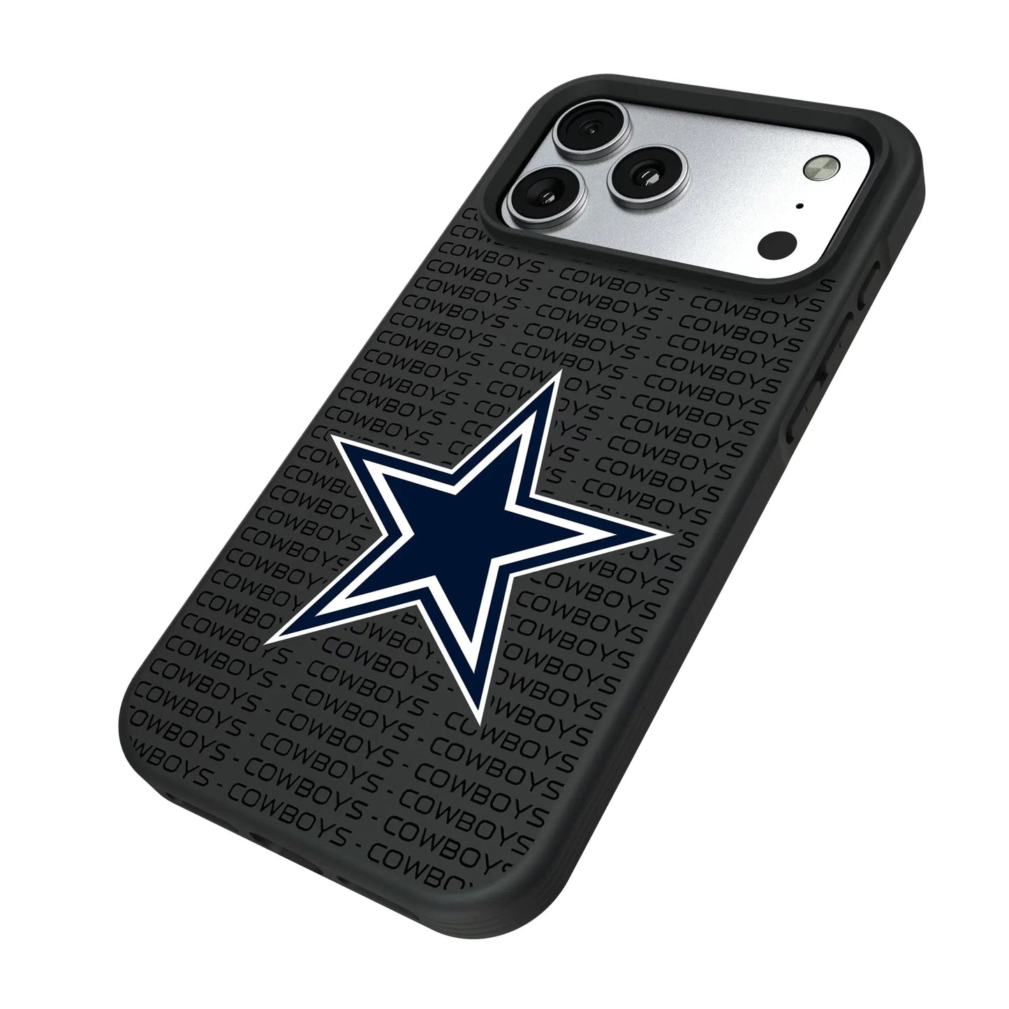 Dallas Cowboys Text Backdrop Bump Phone Case for Apple iPhone