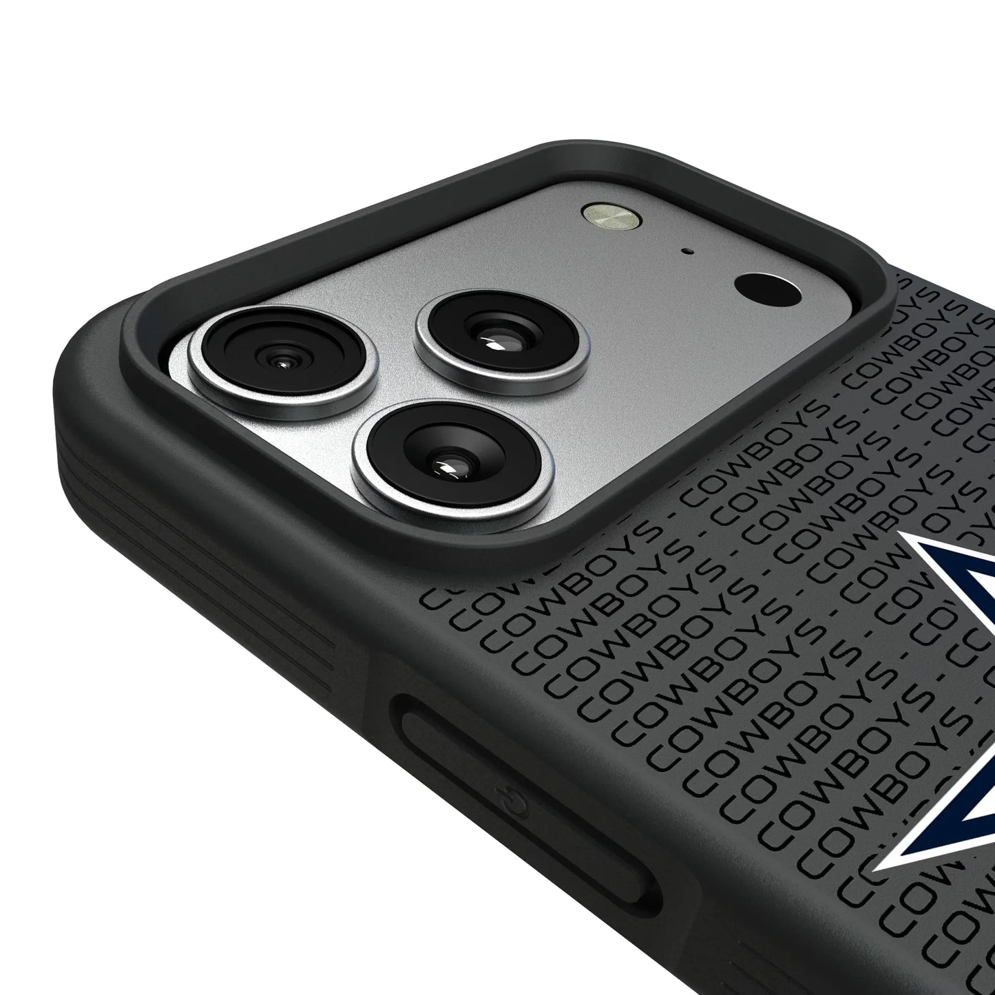 Dallas Cowboys Text Backdrop Bump Phone Case for Apple iPhone