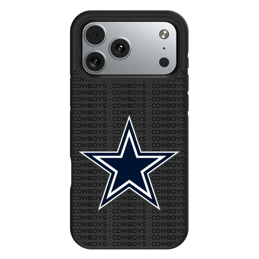 Dallas Cowboys Text Backdrop Bump Phone Case for Apple iPhone