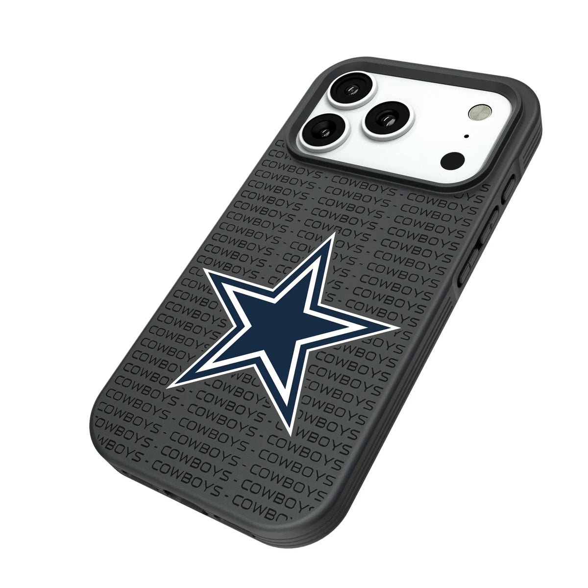 Dallas Cowboys Text Backdrop Bump Phone Case for Apple iPhone