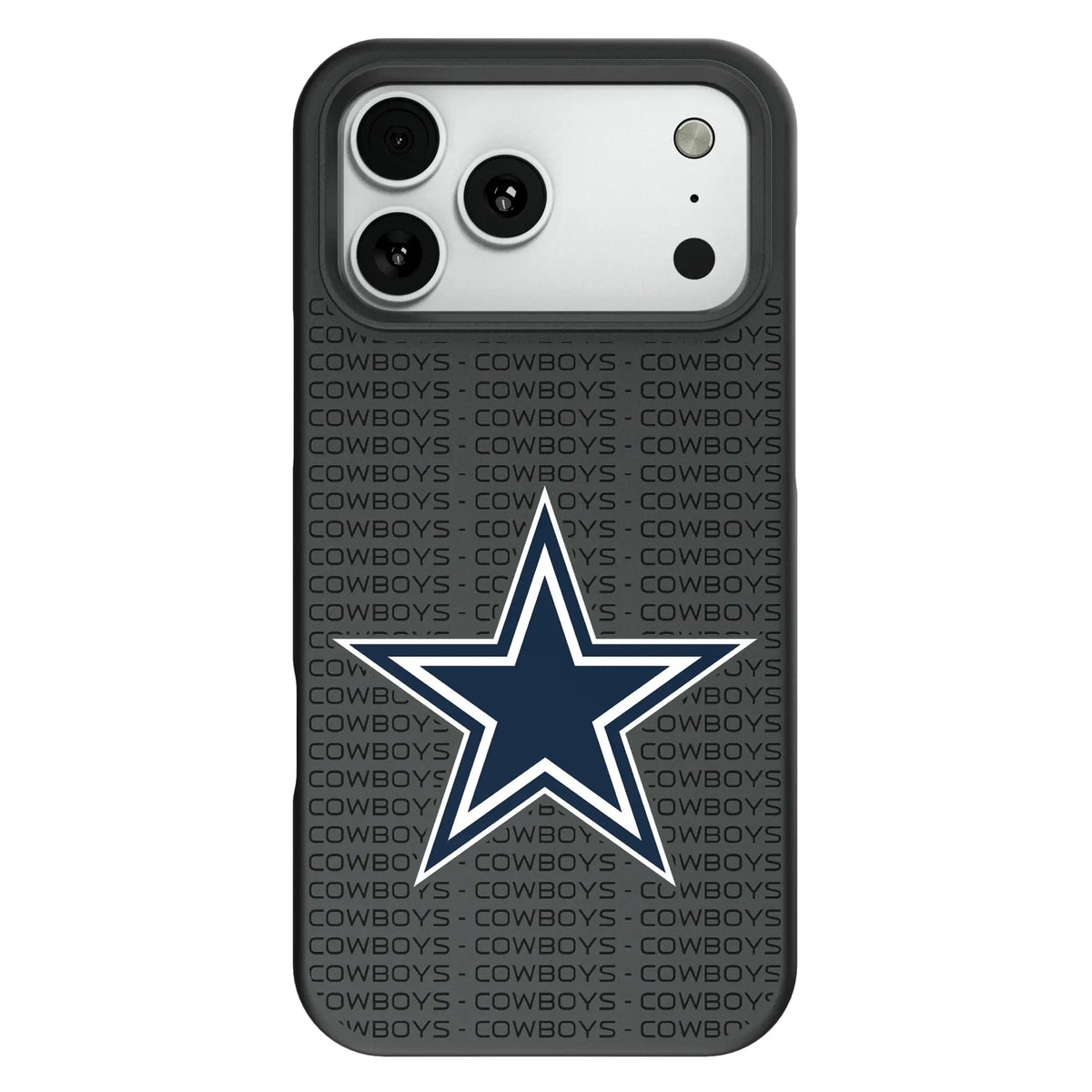Dallas Cowboys Text Backdrop Bump Phone Case for Apple iPhone