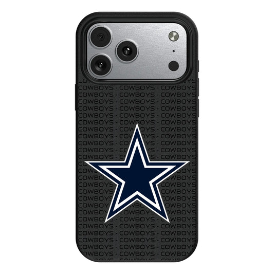Dallas Cowboys Text Backdrop MagSafe Compatible Phone Case for Apple iPhone