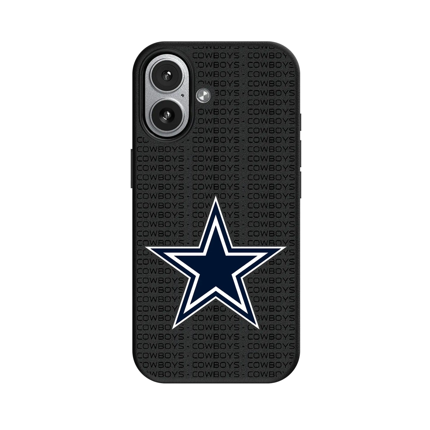 Dallas Cowboys Text Backdrop MagSafe Compatible Phone Case for Apple iPhone