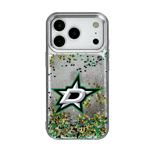 Dallas Stars Confetti Glitter Phone Case for Apple iPhone