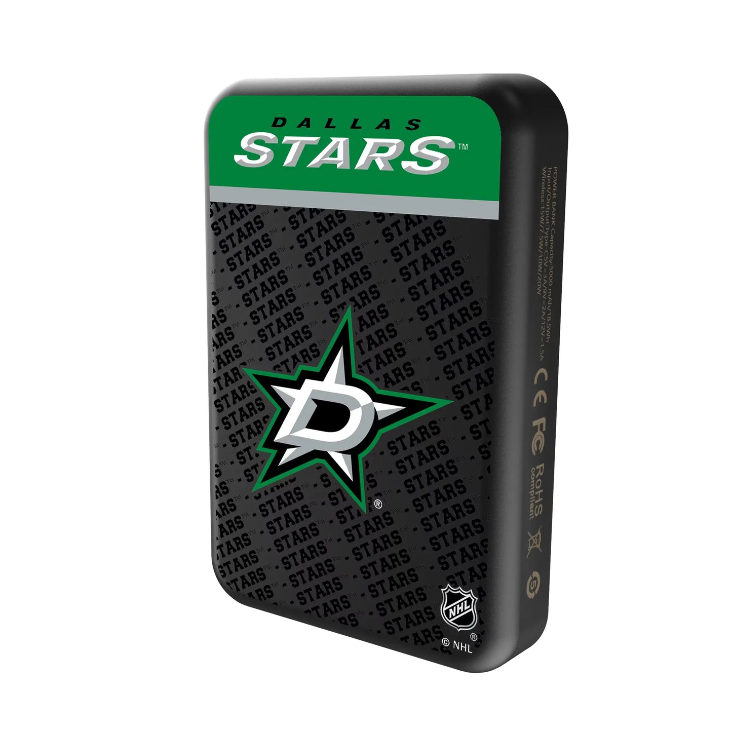 Dallas Stars Endzone Plus Wireless Mag Power Bank