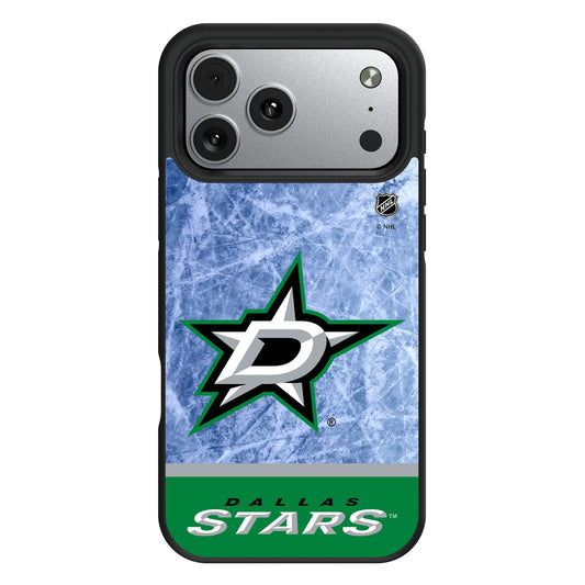 Dallas Stars Ice Wordmark Bump Phone Case for Apple iPhone