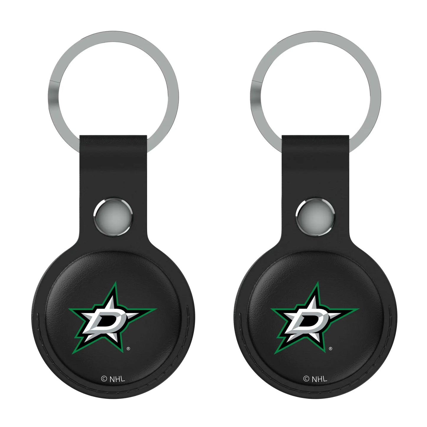 Dallas Stars Insignia Black Airtag Holder 2-Pack