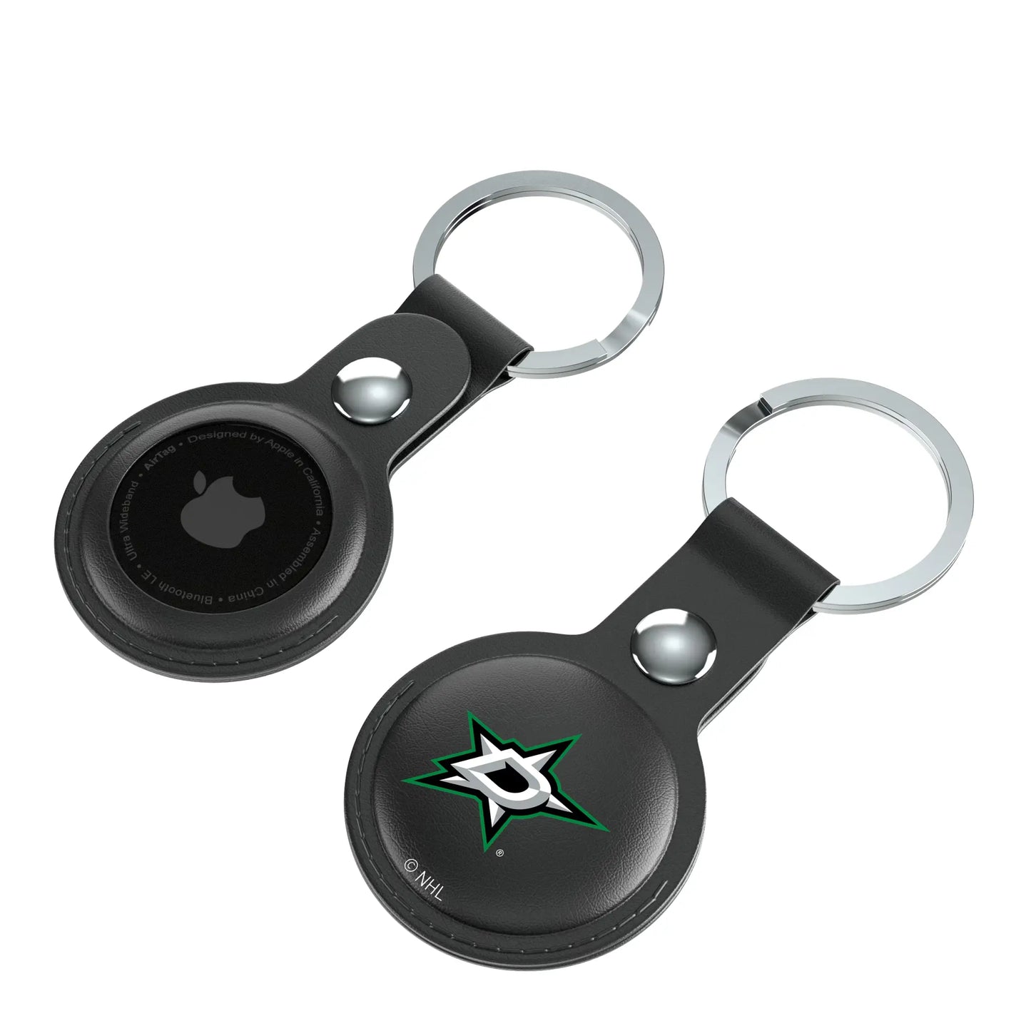 Dallas Stars Insignia Black Airtag Holder 2-Pack