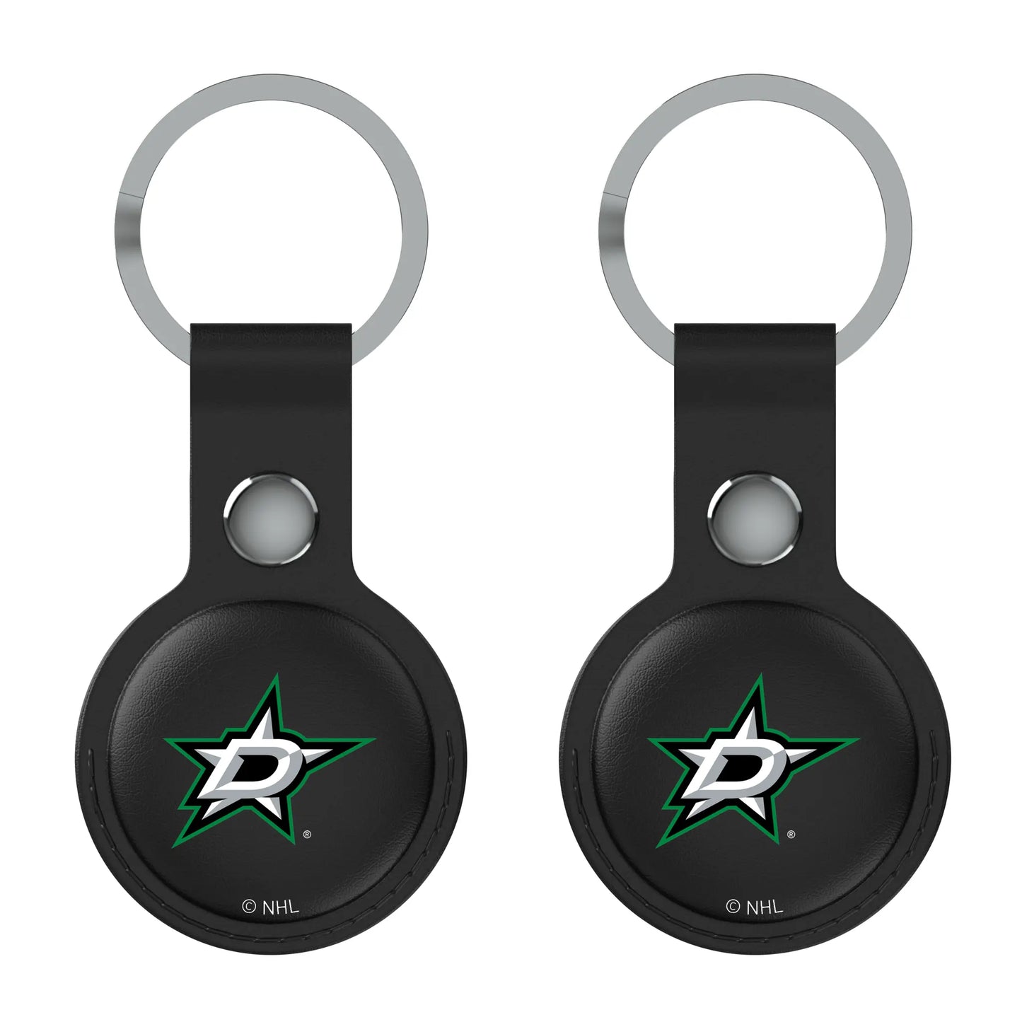 Dallas Stars Insignia Black Airtag Holder 2-Pack