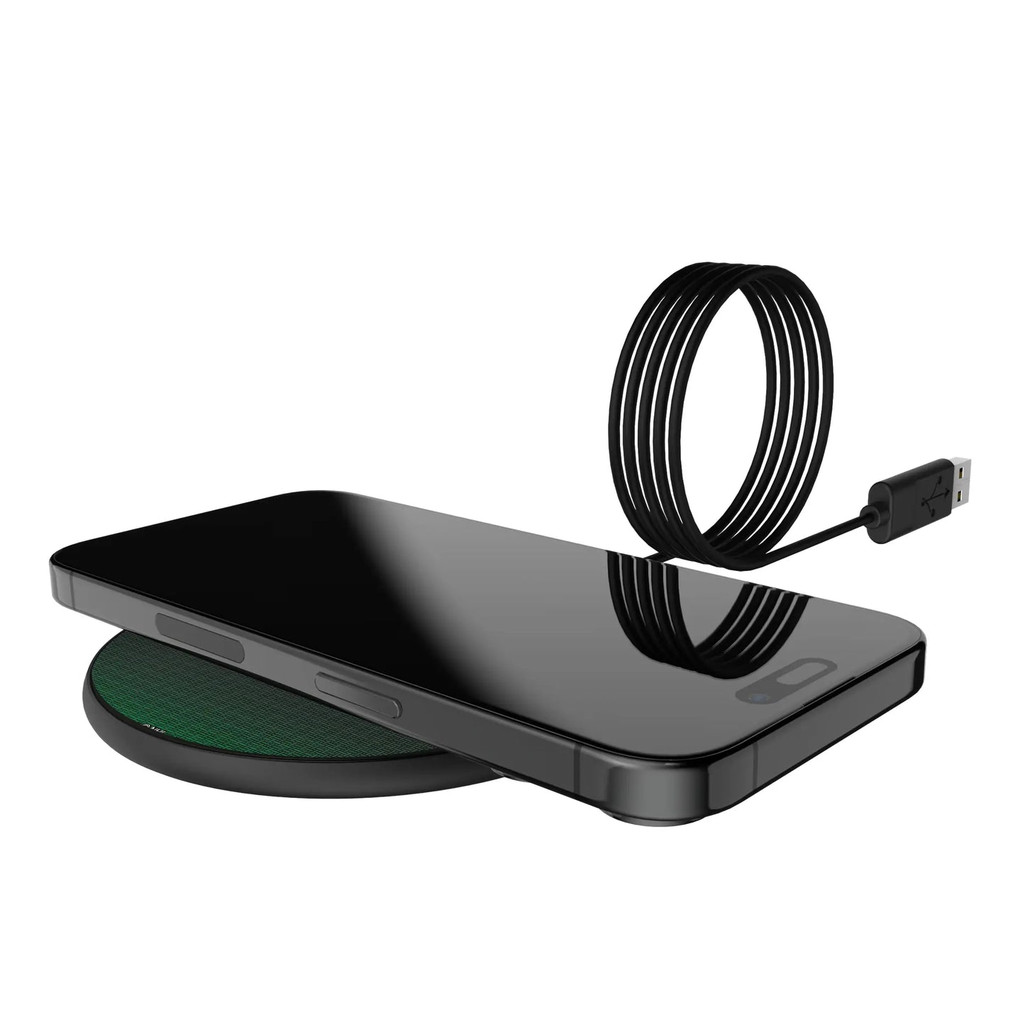 Dallas Stars Linen 15-Watt Wireless Charger