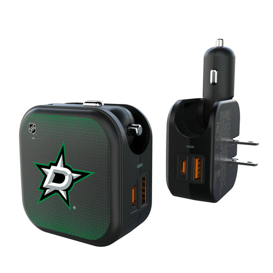 Dallas Stars Linen 2 in 1 USB A/C Charger