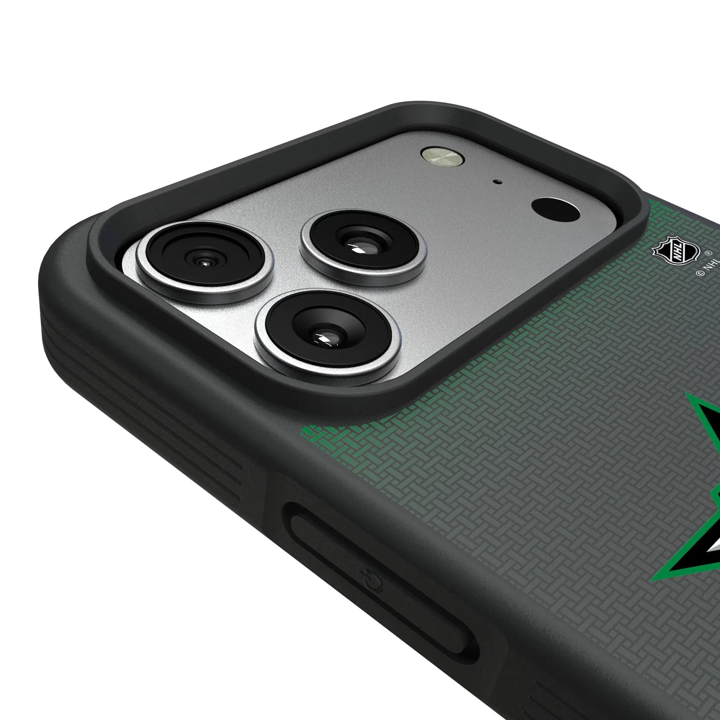 Dallas Stars Linen Bump Phone Case for Apple iPhone