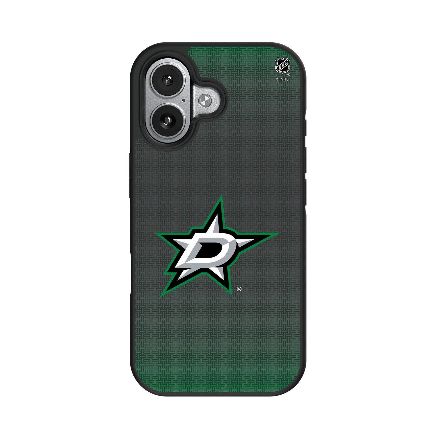 Dallas Stars Linen Bump Phone Case for Apple iPhone