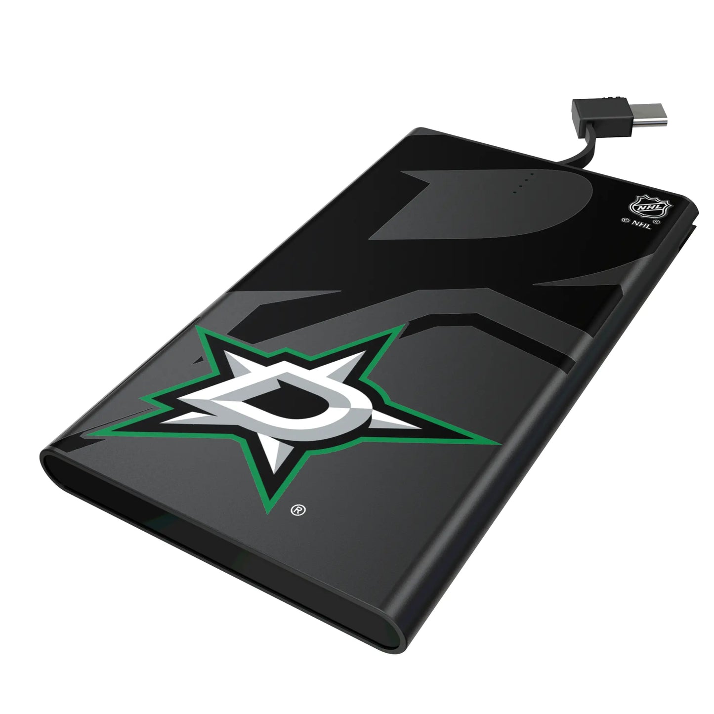 Dallas Stars Monocolor Tilt 5000mAh Flat Powerbank