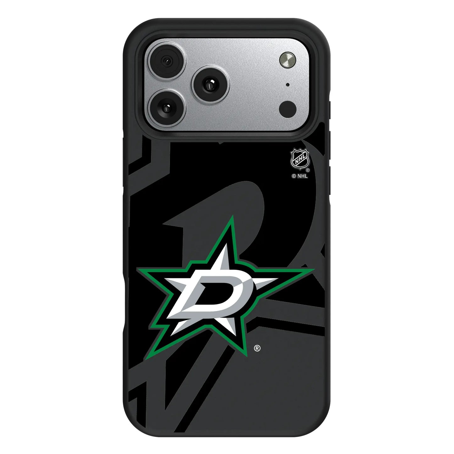 Dallas Stars Monocolor Tilt Bump Phone Case for Apple iPhone