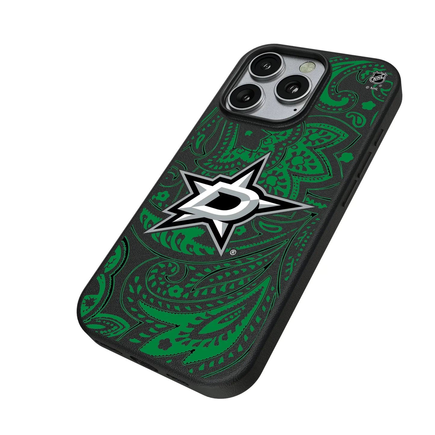 Dallas Stars Paisley MagSafe Compatible Phone Case for Apple iPhone