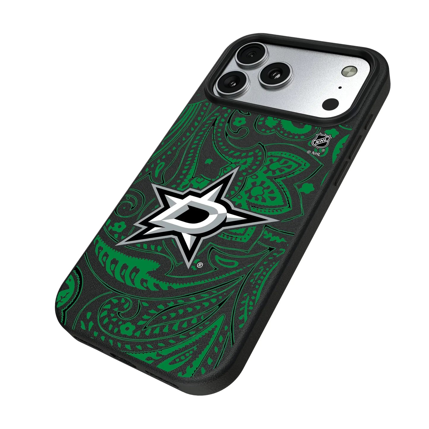 Dallas Stars Paisley MagSafe Compatible Phone Case for Apple iPhone