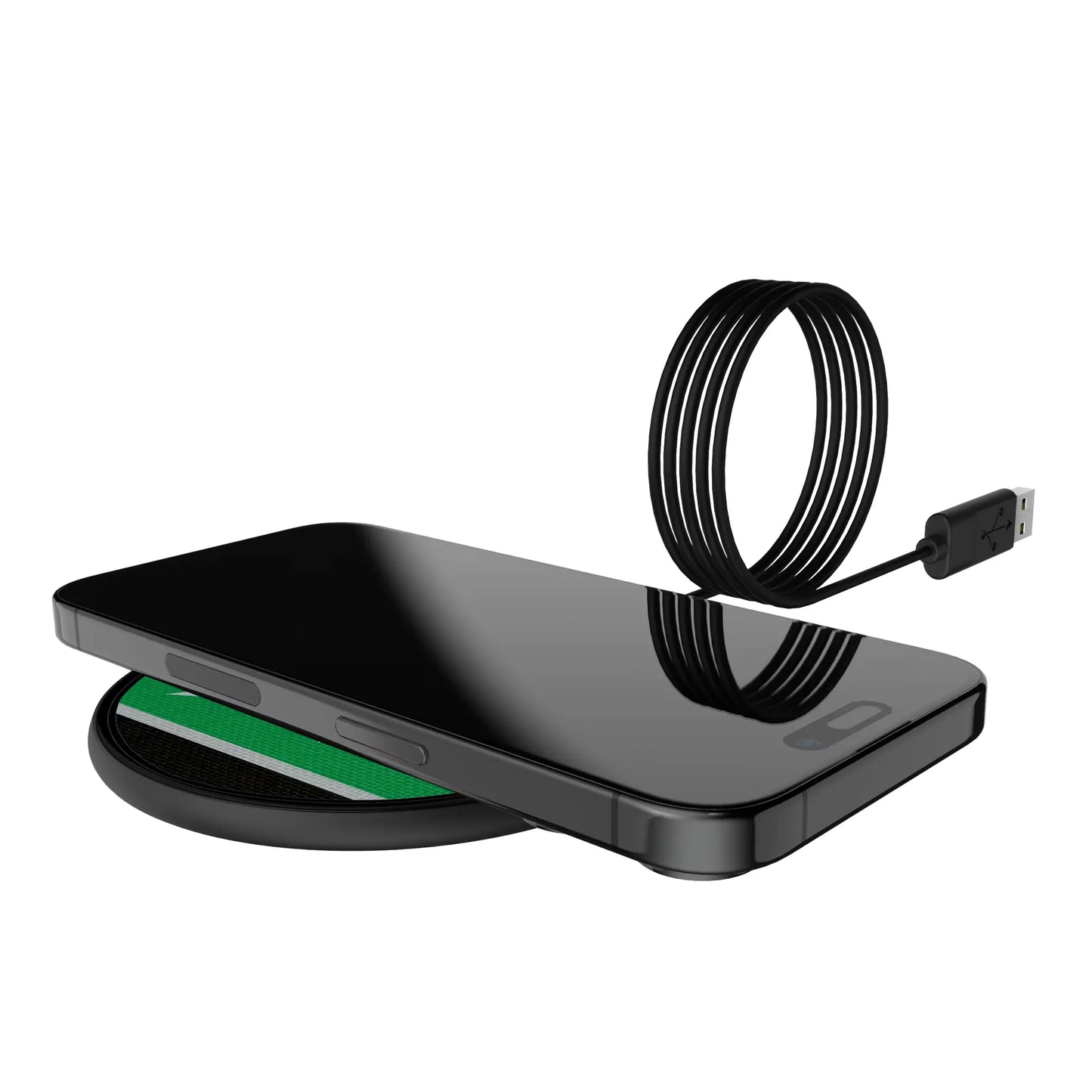 Dallas Stars Stripe 15-Watt Wireless Charger