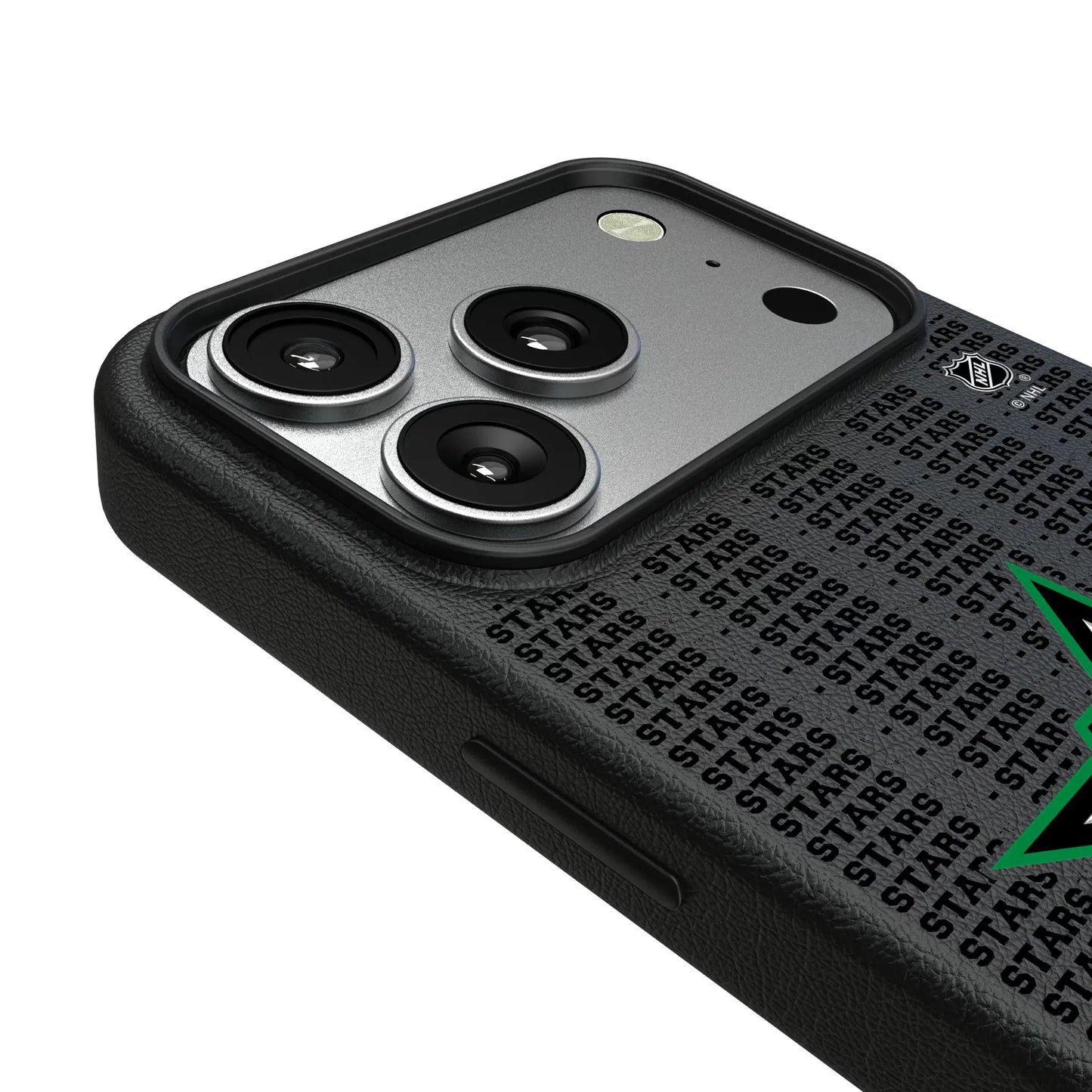Dallas Stars Text Backdrop MagSafe Compatible Phone Case for Apple iPhone
