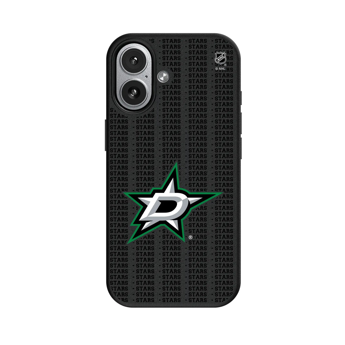 Dallas Stars Text Backdrop MagSafe Compatible Phone Case for Apple iPhone