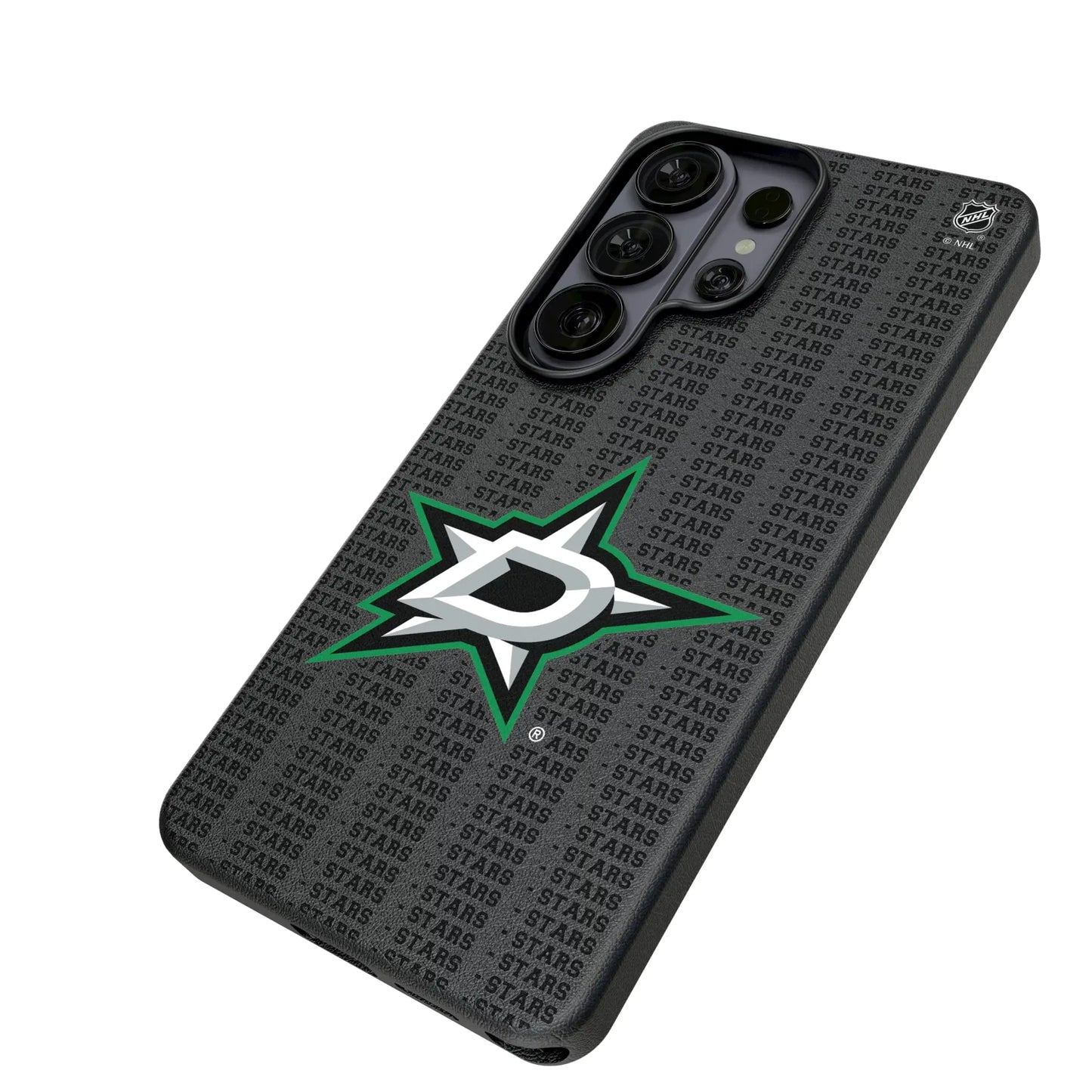 Dallas Stars Text Backdrop MagSafe Compatible Phone Case for Samsung Galaxy